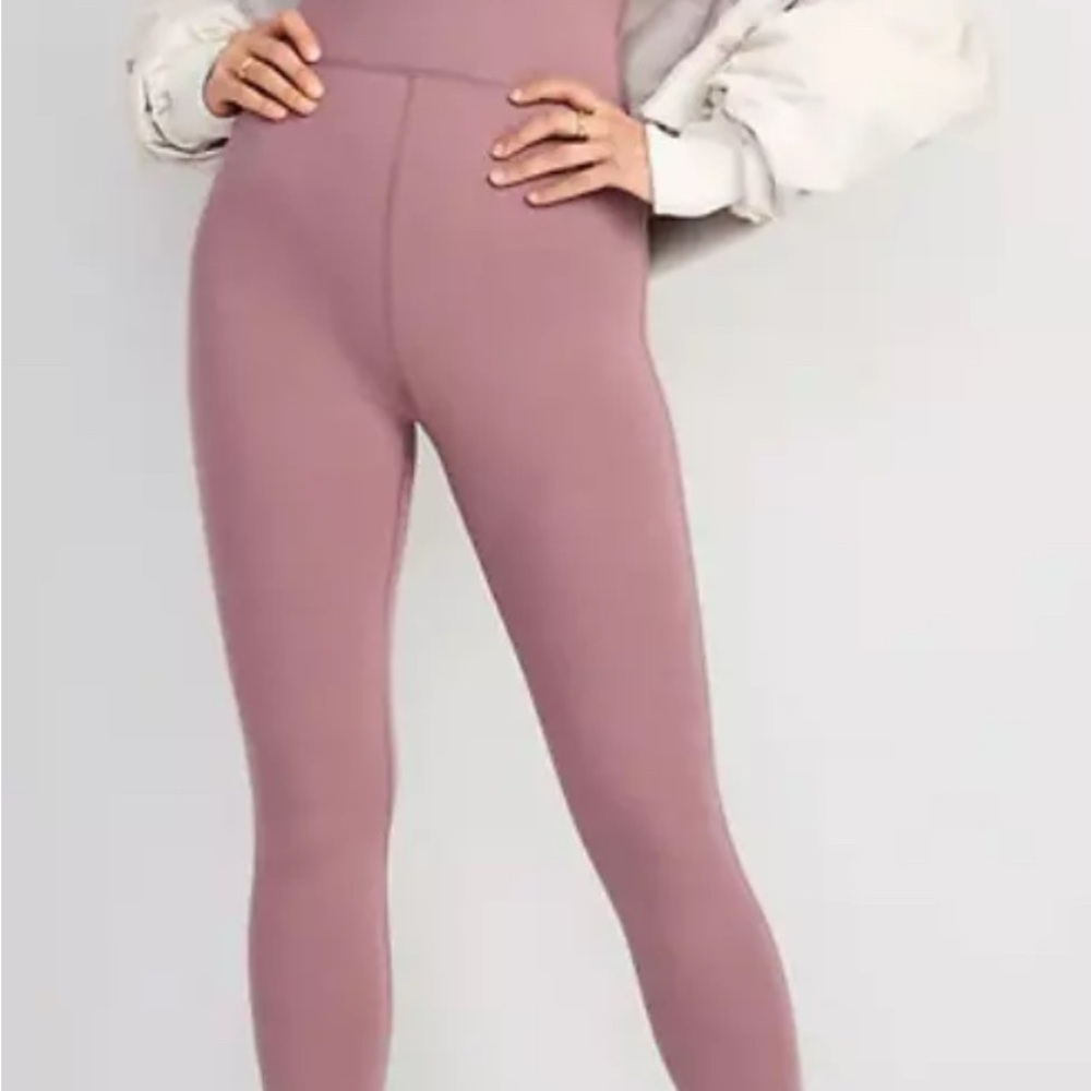 Old Navy Powerchill Athletic Jumpsuit Romper One Shoulder Mauve Pink Size Small